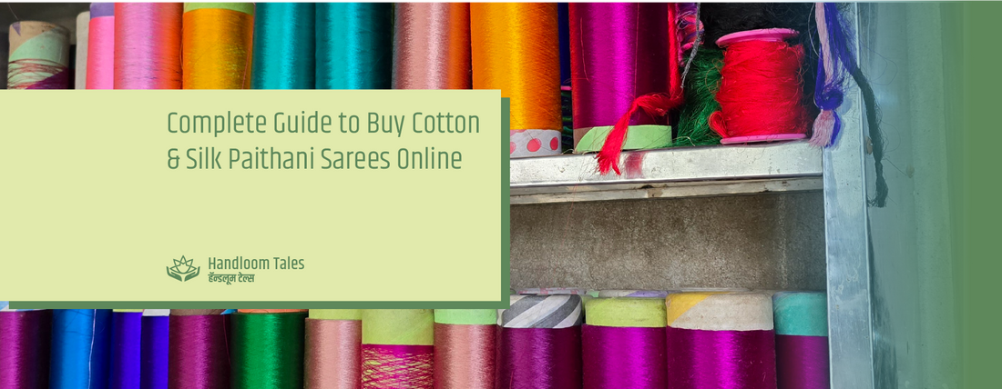 Buy Cotton & Silk Paithani Sarees Online