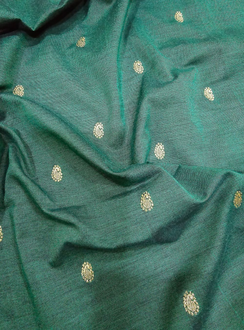 Asawali Charm: Floral Cotton Classic - Green