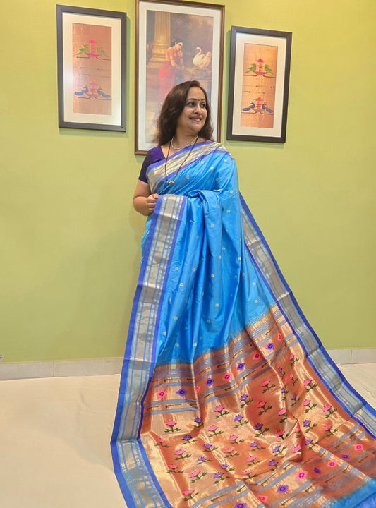 The Timeless Classic Aswali Pattern Paithani