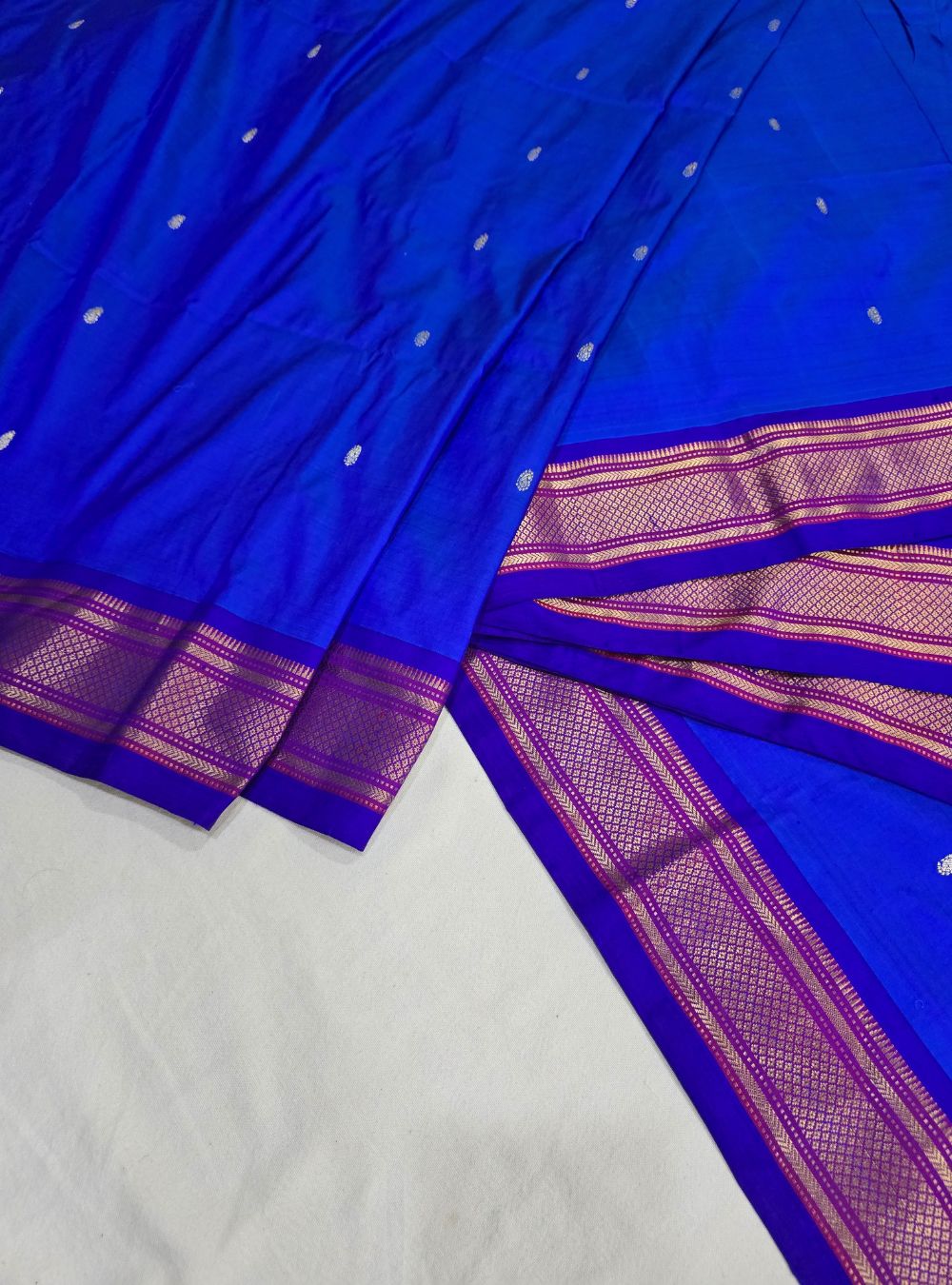 Graceful Legacy: The Refined Traditional Paithani - Blue