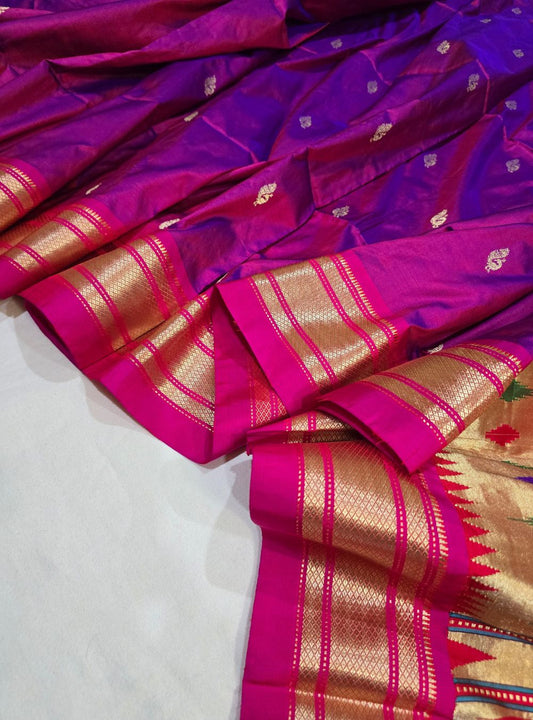 Graceful Legacy: The Refined Traditional Paithani - Magenta