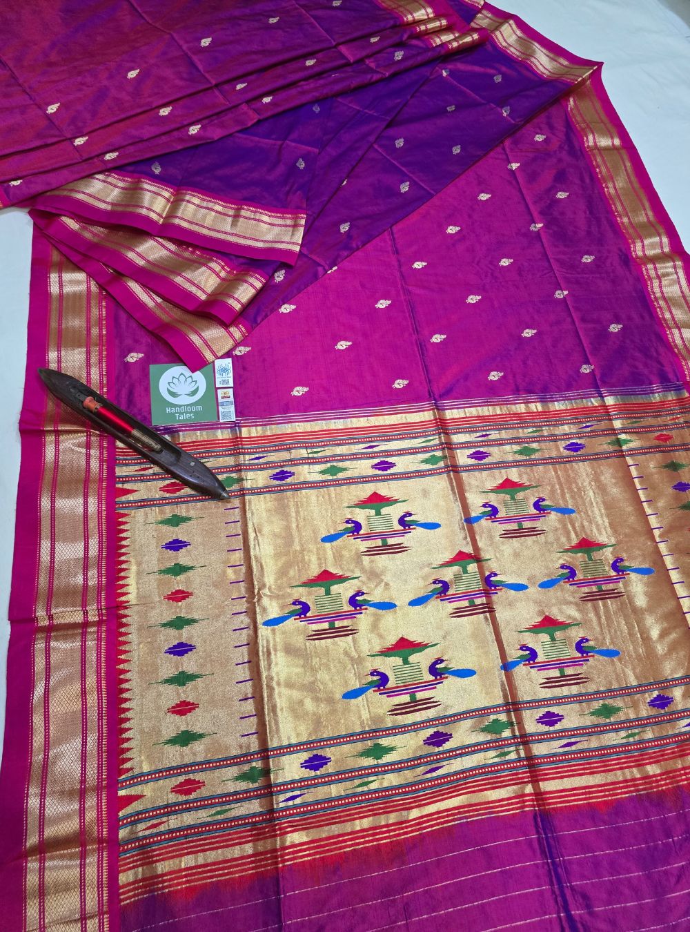 Graceful Legacy: The Refined Traditional Paithani - Magenta