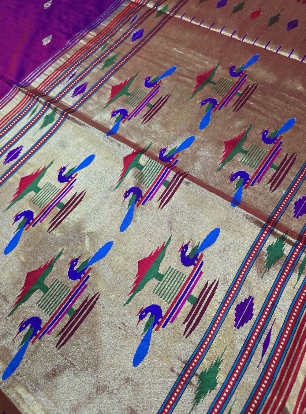 Graceful Legacy: The Refined Traditional Paithani - Magenta