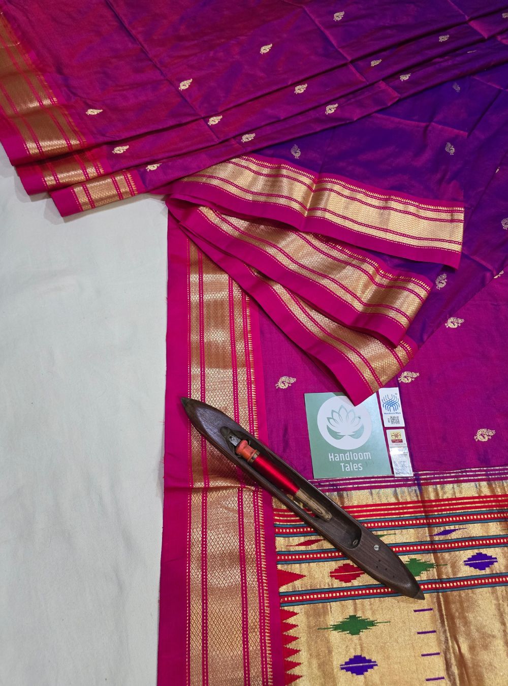 Graceful Legacy: The Refined Traditional Paithani - Magenta